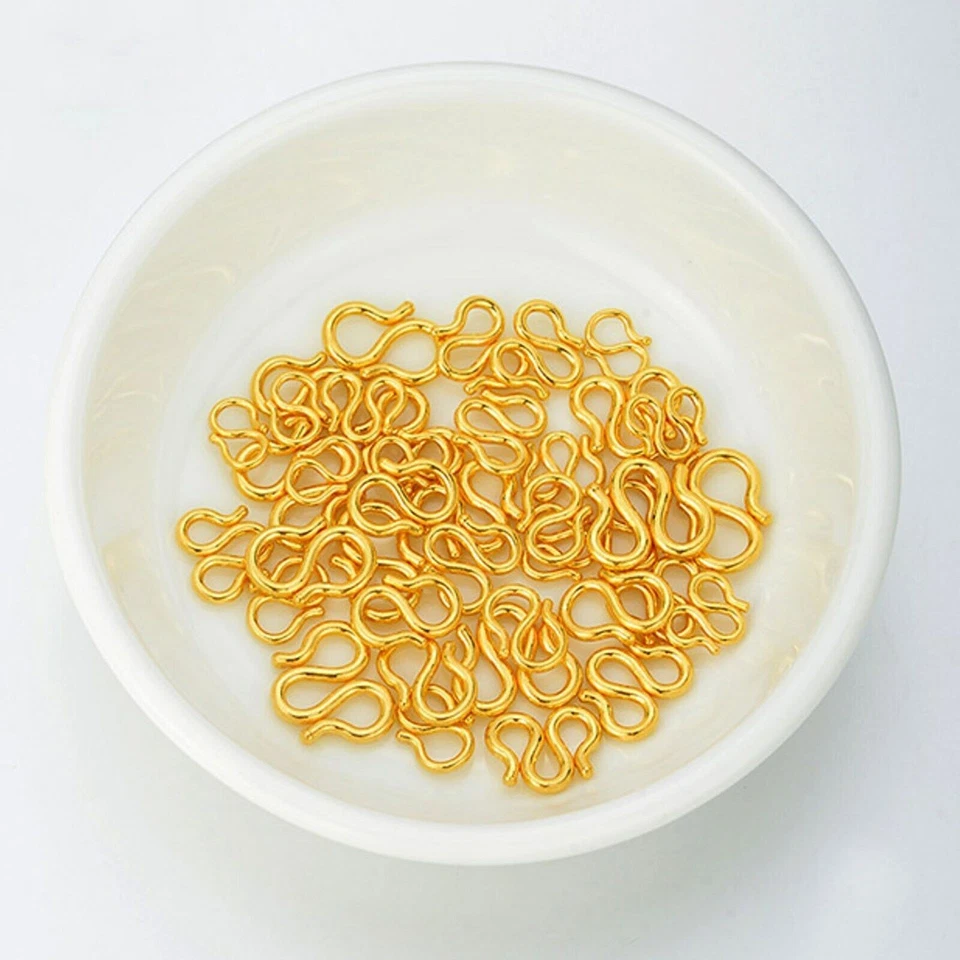 Pure 24K Yellow Gold M / S Clasp - Jewelry Findings - For Bracelet or Necklace - Image 4 of 4