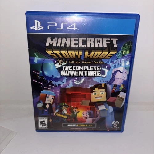 Minecraft: Story Mode - The Complete Adventure (PlayStation 4, 2016) PS4 Works !