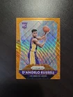 2015 Panini Prizm Basketball Orange Wave Prizms D'Angelo Russell #322
