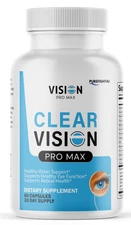 Clear Vision ProMax Eye & Vision Health Natural Formula Supplement - 60 Capsules