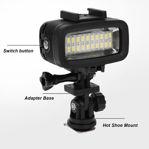 40m Underwater Photography Fill Light Waterproof Diving Camera LED Video Light - Picture 22 of 24