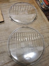 Vtg Original Pair Ford Model A Twolite Headlight Lenses 8 1532 X 7 78