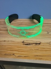 Multicolored LED Visor Glasses Light Up Glasses For Cosplay Or Parties