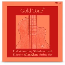 Gold Tone MBLS MicroBass LaBella Flat Wound Strings