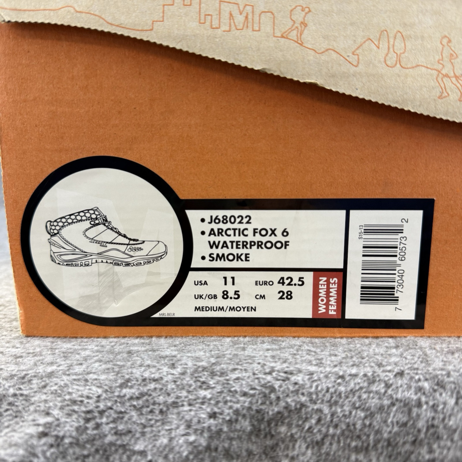 Merrell Stivali da Escursionismo Donna 11M Volpe Artica 6 Stivali Invernali Impermeabili Isolati.