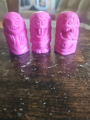 1988 ''The Real Ghostbusters'' Brain Blaster Ghost Figures Lot Of 3