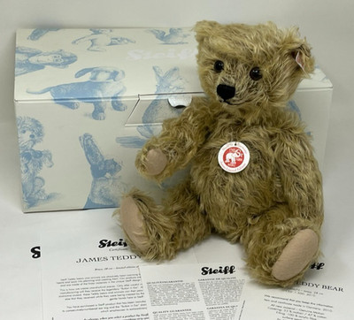 Steiff James Teddybär Limited Edition 1339/1500 (036675) Boxed + Zertifikat