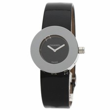 CHANEL H0579 La Ronde Watch Stainless Steel Leather Ladies Used