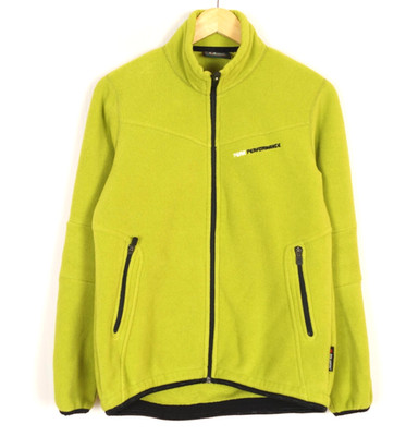 PEAK PERFORMANCE Damen Fleece Pullover Größe L Grün Polyester Full Zip POLARTEC