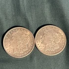 Two 1921 Morgan Liberty Dollars