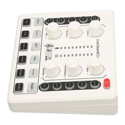 Live Sound Card Multiple Effects Voice Changer For Streaming/KTV
