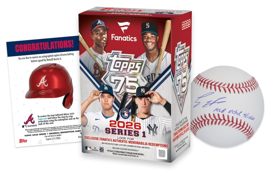 2026 TOPPS SERIES 1 Baseball FANATICS VALUE BLASTER BOX (96 cards