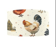 7/8 inch 1 yard Chicken Hen Rooster farm Printed Grosgrain Ribbon 1275404
