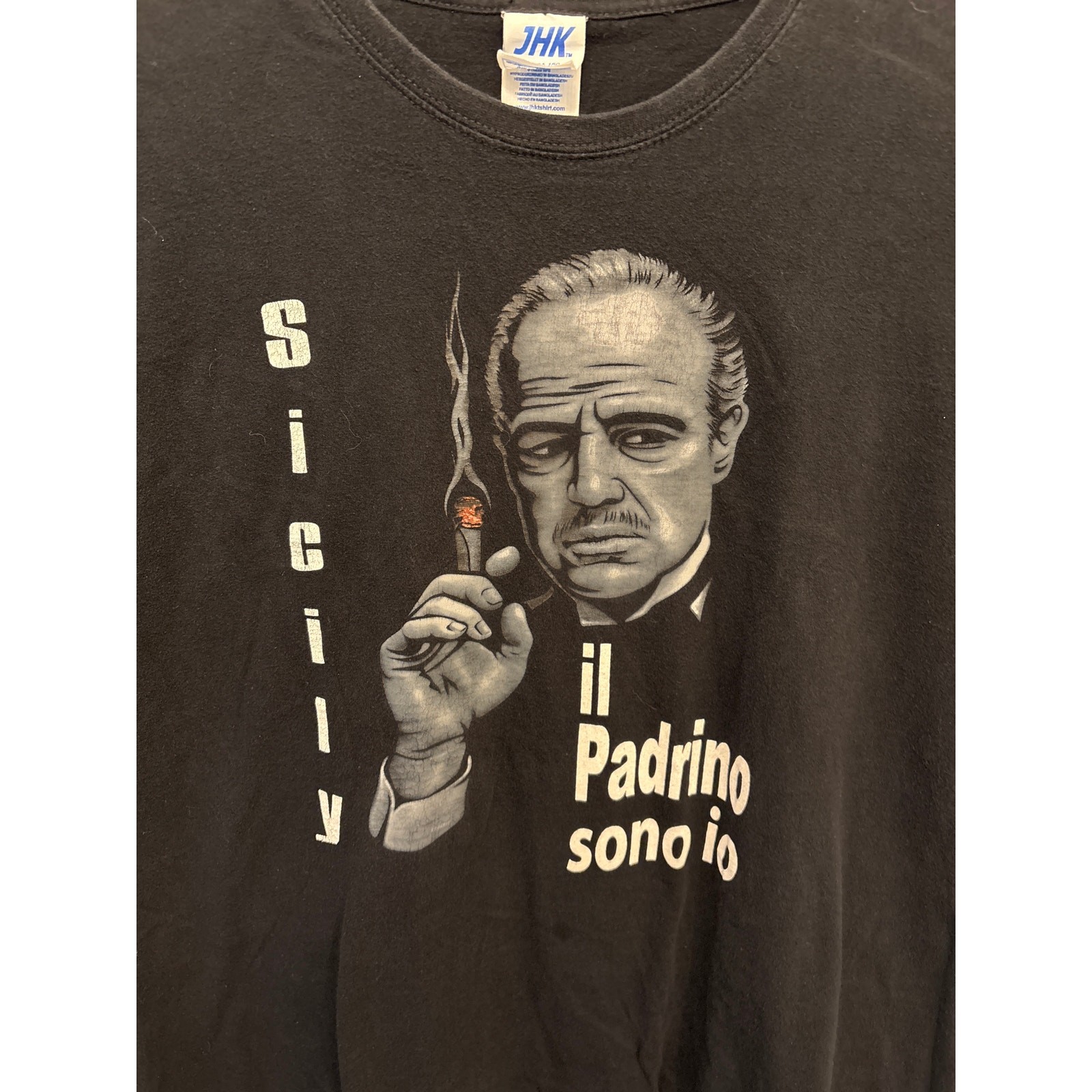 Il padrino sono io Sicily shirt JHK tag Size Large the Godfather retro y2k