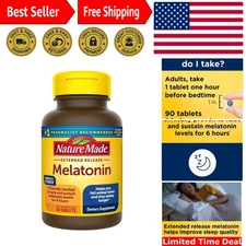 4mg Melatonin Tablets, 90 Count - Clinically Studied Sleep Aid for Adults