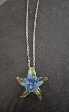Glass Starfish On Necklace