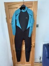 Typhoon Storm3 Womens Wetsuit Black/Aqua sailing, Kayaking