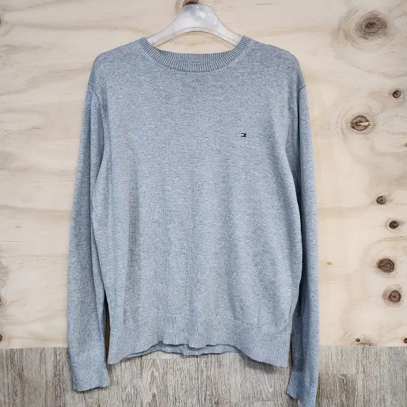 Tommy Hilfiger Men Grey Knit Sweater - XL thumbnail 4