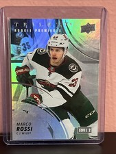2022-23 Upper Deck Trilogy Premieres #’d /699 Level 2 Marco Rossi #191 Rookie RC