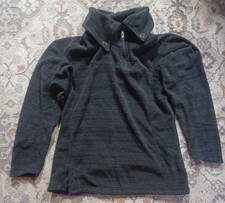 Avalanche Women s Dark Gray Quarter Zip Pullover Size L Women's
