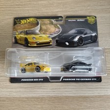 Hot Wheels Premium 2-Pack Porsche 993 GT2 & Porsche 718 Cayman GT4