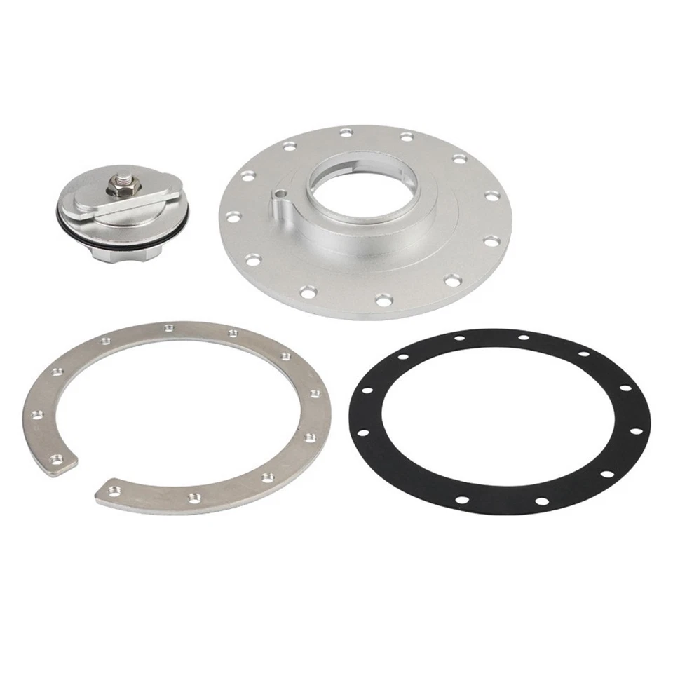 Sleek Silver Easy Fill Fuel Tank Cap Built for Longevity and Reliability - Image 4 of 4