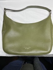 Kate Spade - Dark Army Green Leather Leila Shoulder Bag