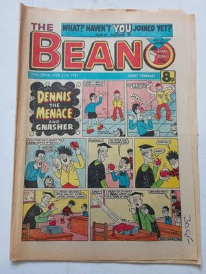 The Beano No 2014 February 21st 1981