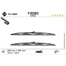 Scheibenwischer Set vorne für VW Scirocco 53B 26881819