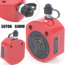 50 Ton Hydraulic Flat Jack Pancake Cylinder Ram 64mm For Machinery Industries Us