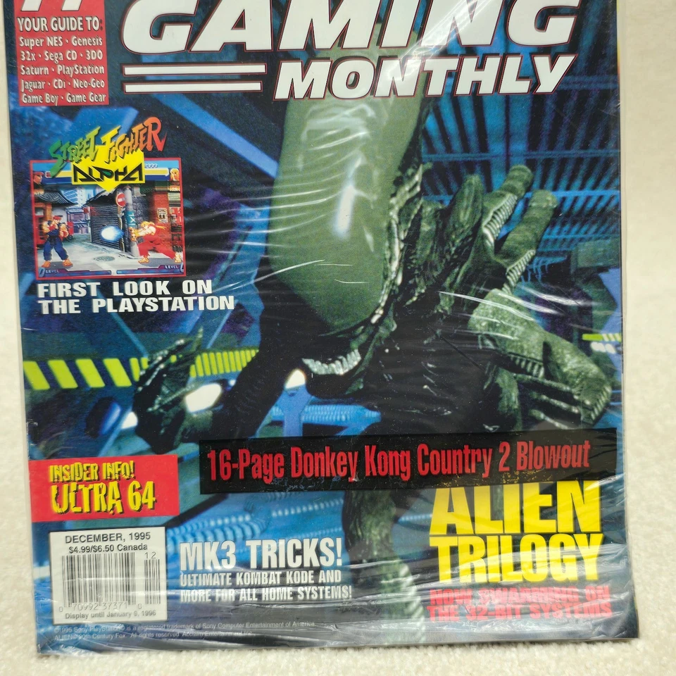 Vintage Electronic Gaming Monthly Issue 77 (December 1995) - Sealed in Polybag - Image 4 of 4
