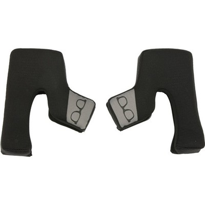 CKX Black Cheek Pads for Mission AMS Snow Helmets ( 30 mm ) 512414#