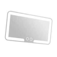 Car Sun Visor Mirror With Rechargeable Battery And 2500-5600k Color Temperature