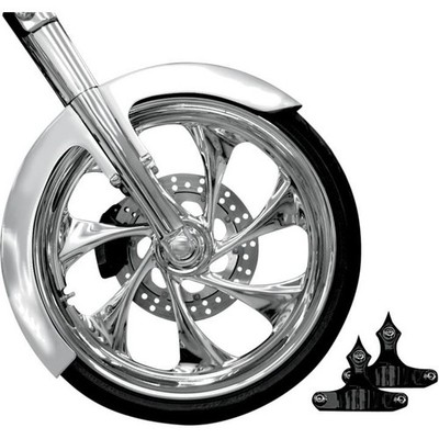 RC Components Vorne FENDER Set für 23in. Rad - Phantom Schnitt - Schwarz Adapter