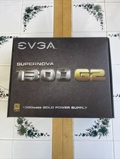 EVGA SuperNOVA 1300 120-G2-1300 80 Plus Gold 1300W Power Supply W/ Cables  Box