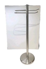 Dual Standing Towel Rack, Stainless Steel