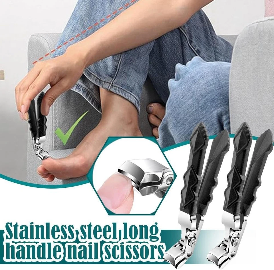 Extra Large Nail Clippers For Thick Nails Heavy Duty Stainless Professional Lot - Image 4 of 4