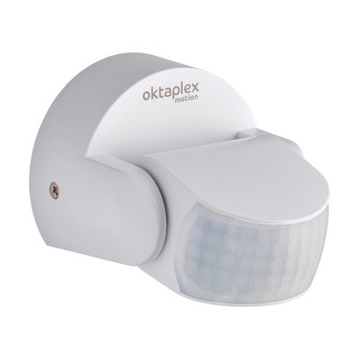Bewegungsmelder Außen schwenkbar IP65 Infrarot Sensor Aufputz weiß LED geeignet