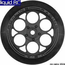 Pro-Line 280303 Showtime Front Runner 2.2/2.7 Black front Drag wheels (2)