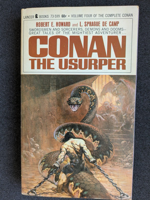 Robert E. Howard - Frank Frazetta - CONAN THE USURPER - Lancer 1967 - 1st print