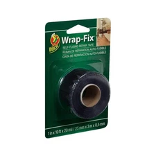 Duck 442055 Black Wrap-Fix Self Fusing Silicone Rubber Tape 1 in. x 10 ft.