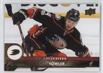 2017-18 Upper Deck Exclusives 24/100 Cam Fowler #3 b2r