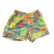 Chubbies The Hooligans Neon Pineapple Mesh Lined Swim Trunks Shorts - Size small