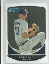 Kevin Ziomek Detroit Tigers 2013 Bowman Chrome Mini Card