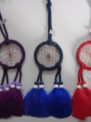 Wholesale set of 12 Dreamcatchers ,hand made in Mexico, Gift stores, Feathers, - Picture 5 of 8