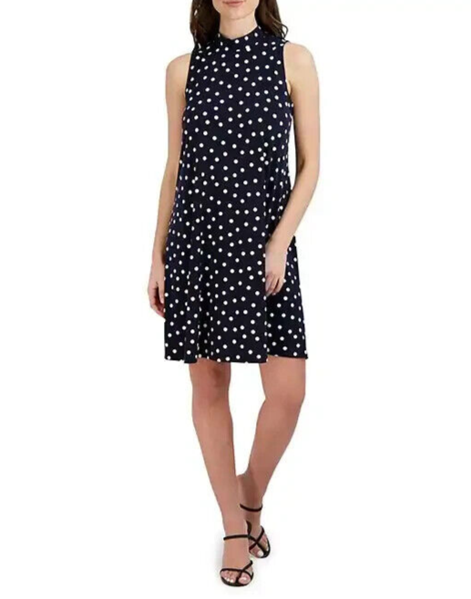 Polka Dot Eileen Fisher Dot Print Dress Ladybug Polka Dot Spots  (red/black)" A-Line Dress