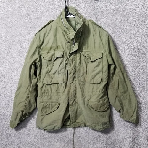 Vintage USAF Military Vietnam War M-65 Field Jacket 1967  OG-107 SEE MEASUREMENT