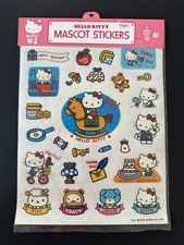 NEW Vintage Sanrio Hello Kitty Sticker Sheet 1976 Japan Fifi Tracy Jodie