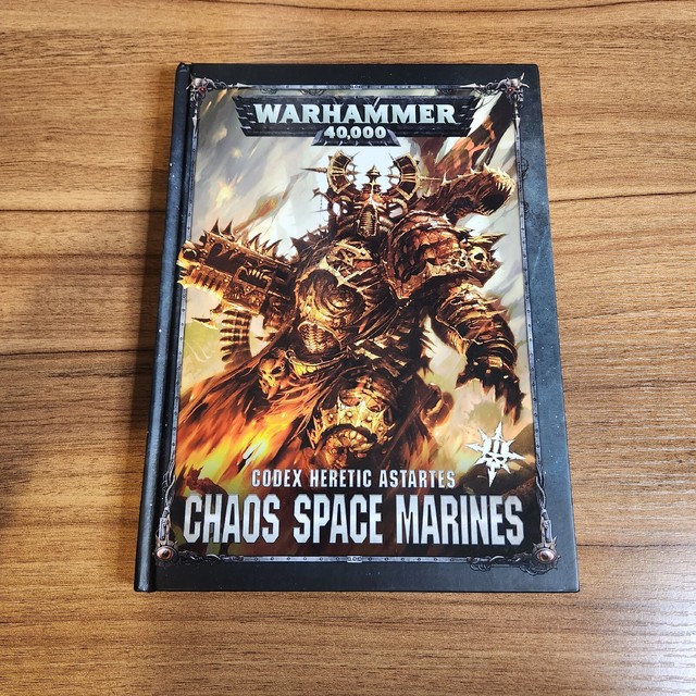 Warhammer 40k 40,000 Chaos Space Marines Codex Heretic Astartes HardCover