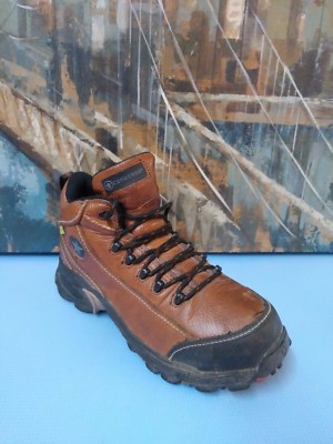 Converse Men\'s Brown Leather Lace-Up Hiking Boots-composite toe Converse C4444 Composite Toe Waterproof Mens Brown Leather  main image 3